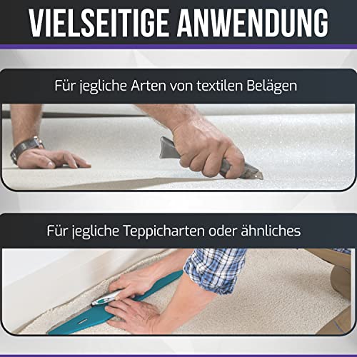 Filzada® 10x PROFI Trapezklingen für Teppichmesser - Ultra scharfe Teppichmesser Klingen - 0,6 mm stark