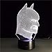 Produktbild 7 Farben Ändern 3D Illusion LED Nachtlicht Batman Super Hero Lampe ALS Schlafzimmer Neben Lamparas für Kinder Kinder Tischlampe