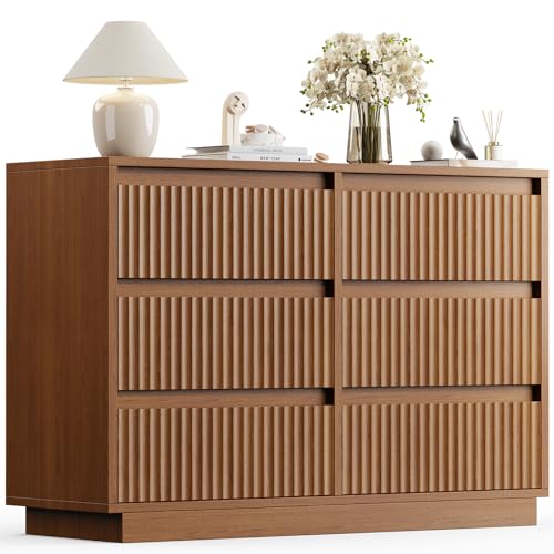 KOLIGEY 6 Drawer Mid Century Dresser