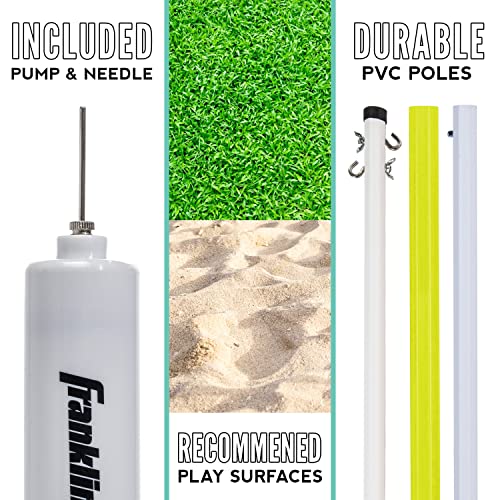 Franklin Sports Fun 5 Combo Set - Badminton - Volleyball - Ring Toss - Flip Toss - Flying Disc by Franklin Sports - Image 8