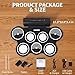 7 Pads Bluetooth Electric Drum Set, Portable Roll Up Electronic Drum Pad with Headphone Jack, Pedals & Sticks, Recording Function, Great Holiday Xmas Birthday Gift for Kids