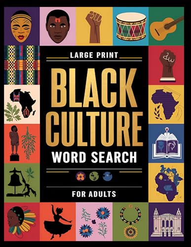 Imani Oliver - Black Women, Culture, History, African American Word Search Book Bundle, Large Print Edition, 400 Puzzles and Facts, 8,000 Words, Adult Activity Book (Black Culture)