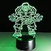 Produktbild Avengers Alliance Hulk 3D Nachtlampe Kreatives LED Nachtlicht für Bar Store Kinderzimmer Dekoration 204 A-1746