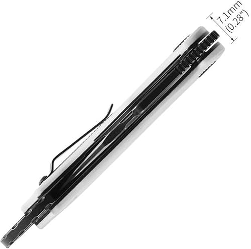 Miniatura 4 de CMB - Navaja de bolsillo plegable con diseño de halcón, japonés, AUS-10, acero G10, mango táctico, supervivencia, campamento, exteriores, CMB-C01B