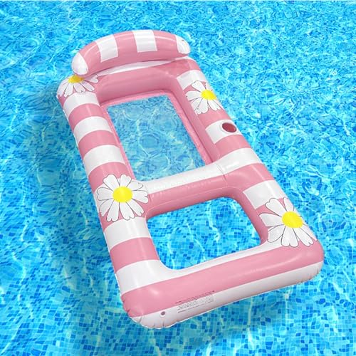 Lounge de piscine confortable adultes grand format et stable sur l'eau - 3