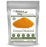The Spice Way Ground Yellow Mustard Seed - 8 oz