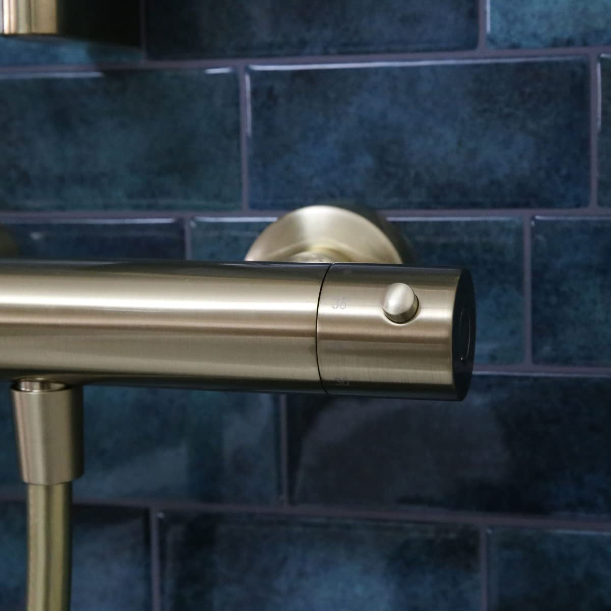 Essebagno Luisa mitigeur douche thermostatique or