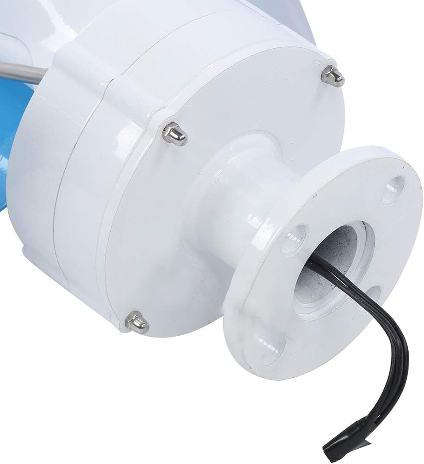 Aerogenerador de Eje Vertical de 14000 W - Kit de aerogenerador doméstico de 13 m/s para Sistema de energía híbrido con Controlador - Ideal para Uso doméstico, Comercial e Industrial (Rojo,