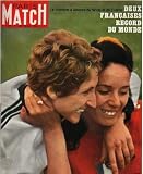 PARIS MATCH [No 1064] du 27/09/1969 - LE TRIOMPHE A ATHENES DE NICOLE ET DE COLETTE - 2 FRANCAISE RECORD DU MONDE. Ce sera l'hiver de la grogne Colette Besson et Nicole Duclos Jackie Stewart champion du monde Jean-Marie Deveaux La France de l'an 2000 : le dernier Mathieu est en b+¢ton La guerre du Vietnam Le Manhattan a vaincu la banquise Nicole Duclos et Colette Besson sur le podium Shirley Temple ambassadrice