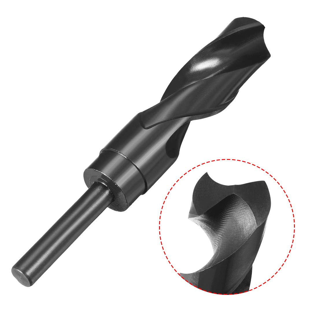 sourcing map 1 Stk.Bohrer Spitze HSS 9341 1/2''Direkt Schaft 25mm de