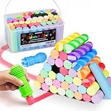 Sidewalk Chalk for Kids, Bucket Pack (46 Count...