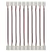 elcPark 10PCS Free Solder 2 Pin Wire Connector Cable Adapter for Single Color SMD 3528 LED Strip Light Strip to Strip
