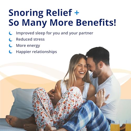 zquiet anti-snoring mouthpiece starter pack with 2 sizes living hinge amp open front design for comfort amp easy breathing blue