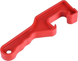 Plastic Bucket Pail Lid Opener Opening Tool For Home Office Garage(Red)