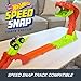 Hot Wheels Monster Trucks Toy Playset, Snake Slam Takedown Track Set with Exclusive 1:64 Scale Bone Shaker Toy Vehicle, Includes Track