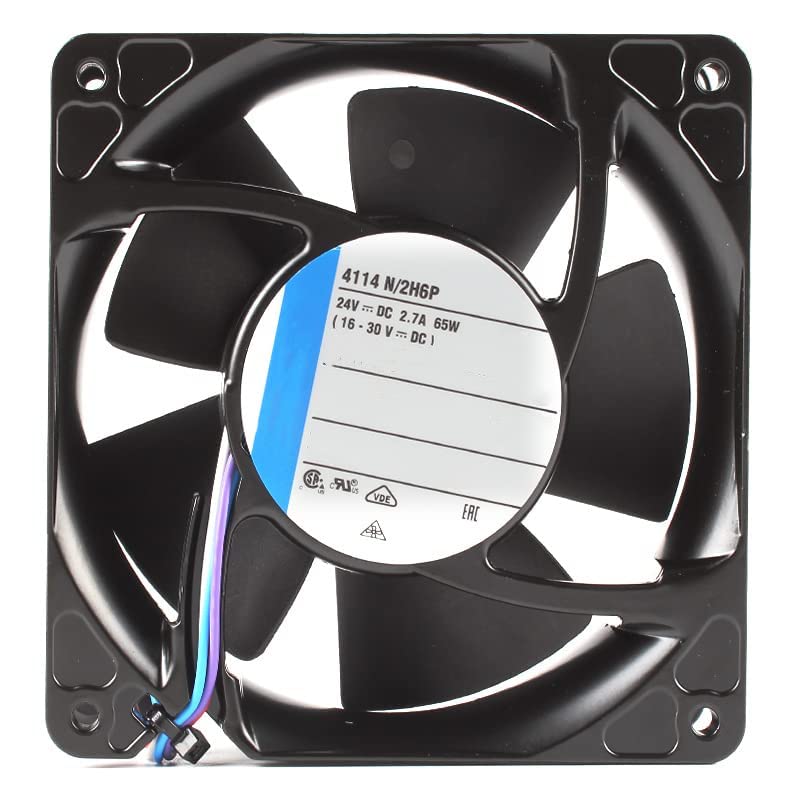 Ventilateur de refroidissement 24V 2,7A 65W 120mm pour boîtier PC et refroidissement industriel