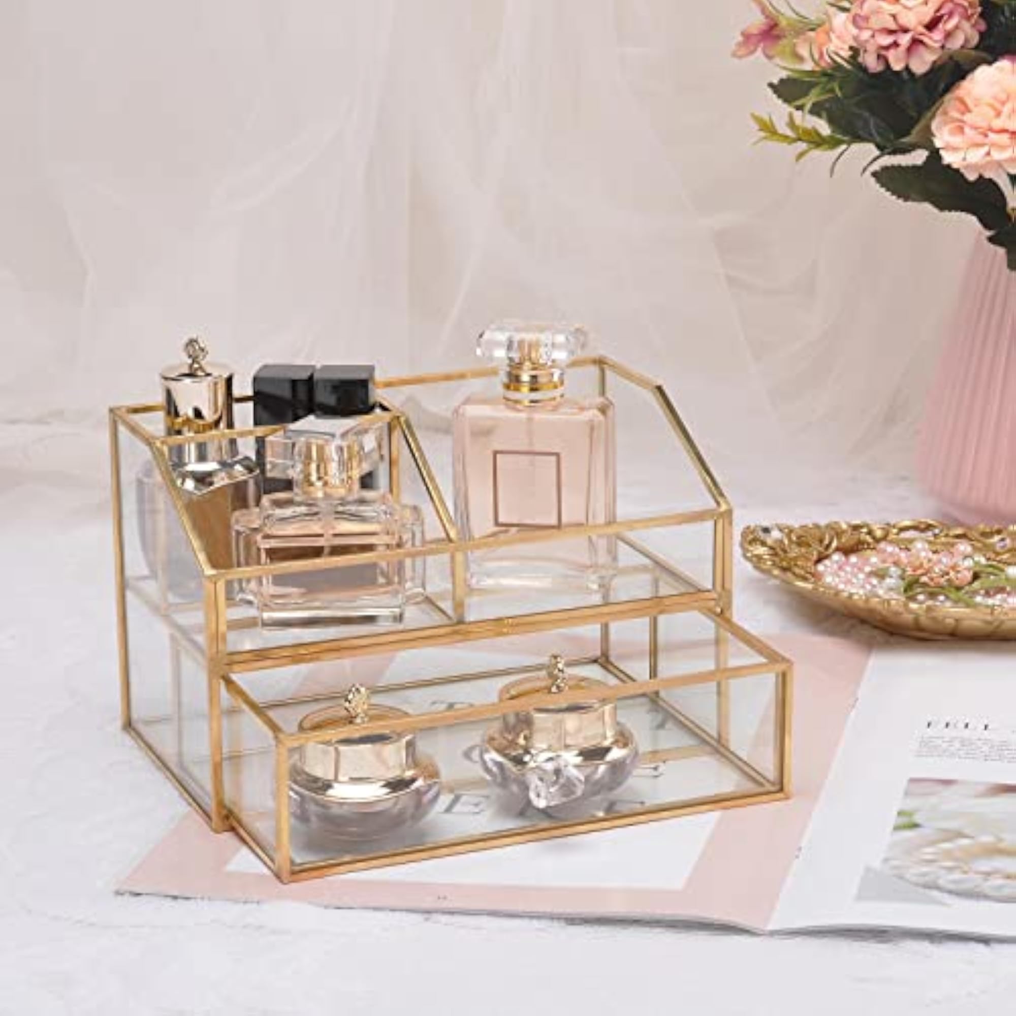 Decorative Jewelry Display Box Organizer for Home