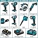 Makita XT801X1 18V LXT Lithium-Ion Cordless 8-Pc. Combo Kit (3.0Ah)