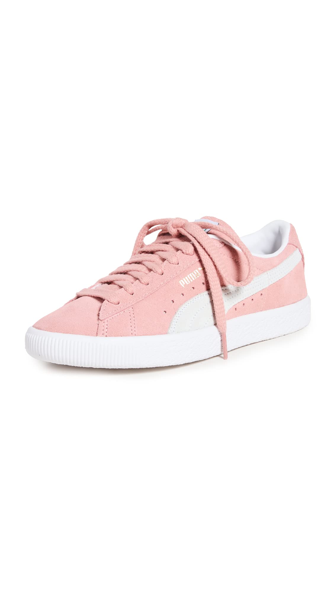PUMA Mens Suede Vintage Lace Up Sneakers Shoes Casual - Pink - Size 4 N