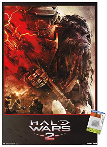 Trends International Halo: Halo Wars 2 - Face-Off Wall Poster with Push Pins