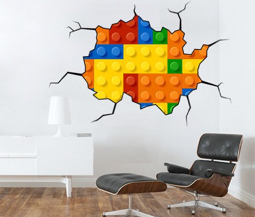 Sticker Mural Effet Brique – Décor Vinyle Pour Meuble, Mur, Porte (100x66 Cm) - 8