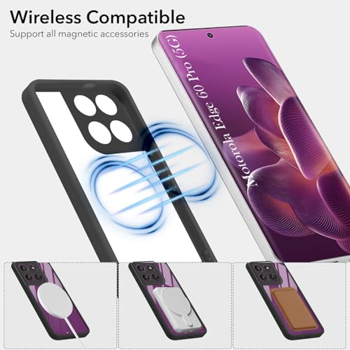 Image of Jkobi Ultra-Hybrid Back Cover Case for Motorola Moto Edge 60 Pro (Lifetime Anti Yellow | Anti Scratch | Crystal Clear Shockproof)