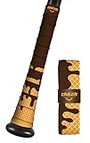 Clutch Sports Apparel All-Weather Bat Grip Tape, 1.1mm Cushioned & Non-Slip for Baseball & Softball, Durable & Multi-Sport Performance for Youth & Adult Players, Chocolate Ice Cream Drip Design
