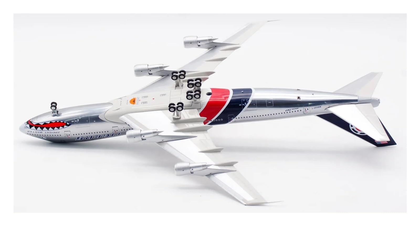 Plane Giocattolo IF741FTSM-P Inflight 1:200 Flying Tigers Airlines Boeing B747-100 Diecast Aereo Jet Modello N800FT