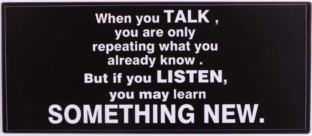 Sign - When you TALK…