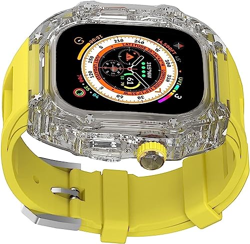 Bracelet transparent Apple Watch Ultra protège montre luxe look sport