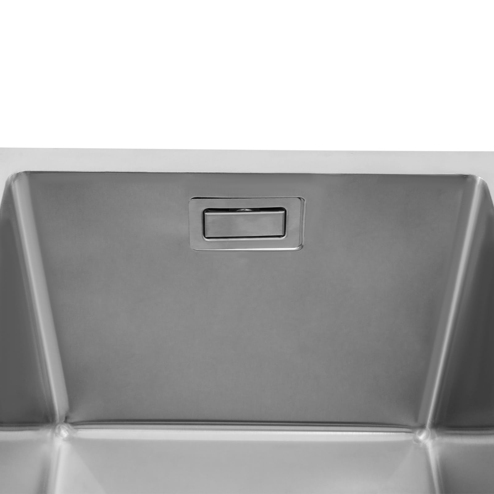 Lavello in acciaio inox 40x30x20cm, lavello da incasso con filtro di drenaggio e foro anti-trabocco, lavandino da cucina 1 vasca, per cucina/lavanderia (Argento)
