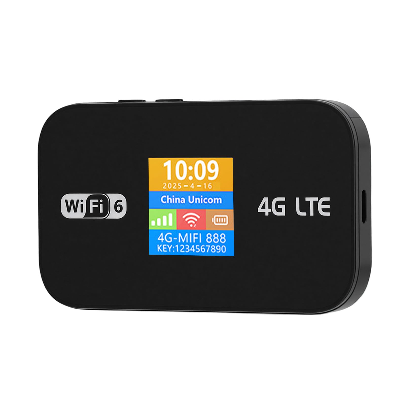 Duokon Router LTE Portatile 4G con Slot SIM, Hotspot Mobile con Batteria