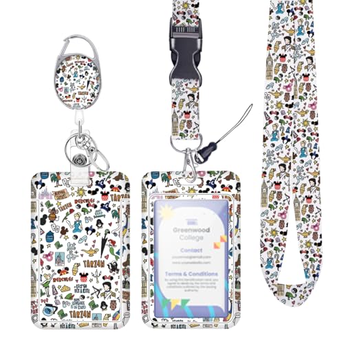 Porte-badge d'identification vertical antichoc avec cordon amovible robuste