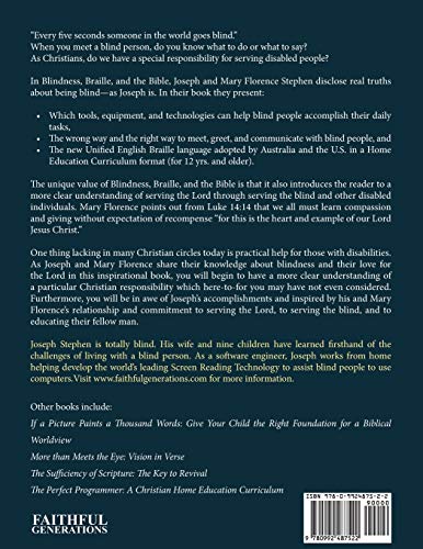 Blindness, Braille and the Bible: A Christian Home Education Curriculum - Image 2