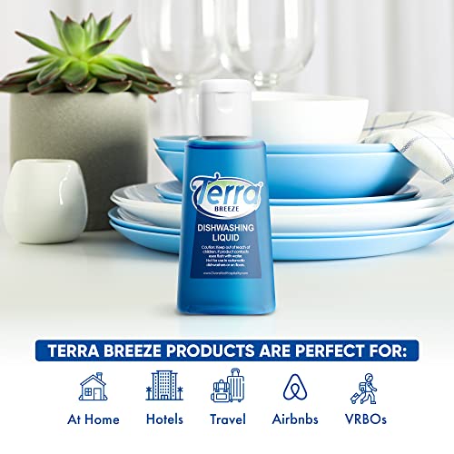 Terra Breeze Tiny Dish Soap Detergent, 1.6 Oz (Case Of 144) #TOP1