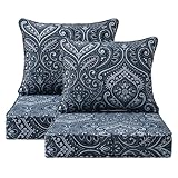 Unimatta Outdoor Patio Chair Cushions Set, 24