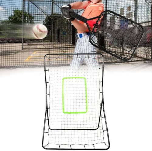 Baseball Bounce Net, Portable Softball Bounce Net, Bounce Net, Baseball Trainer, Suitable for Volleyball Hitting, Pitching and Batting.