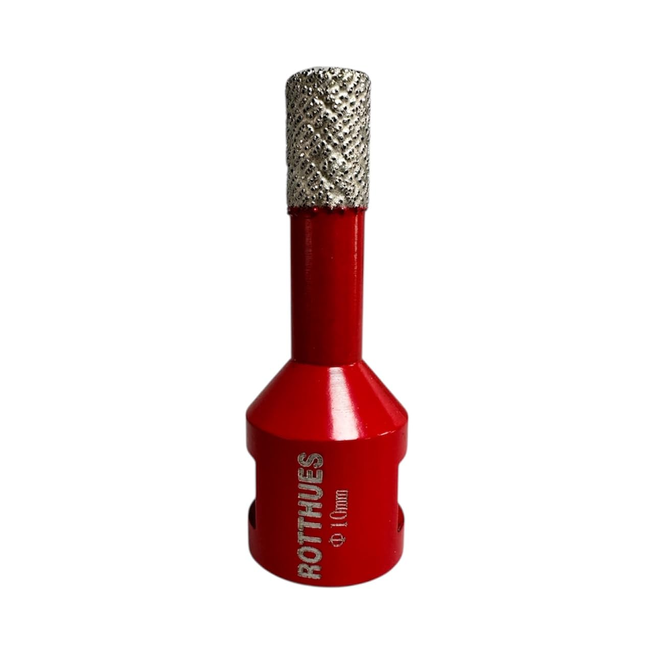 Matrix - Juego de brocas de diamante (incluye estuche, para azulejos, porcelana, cerámica, mármol, granito, 8 unidades, 6, 8, 10, 12, 14, 15, 16, 18 mm, color rojo)
