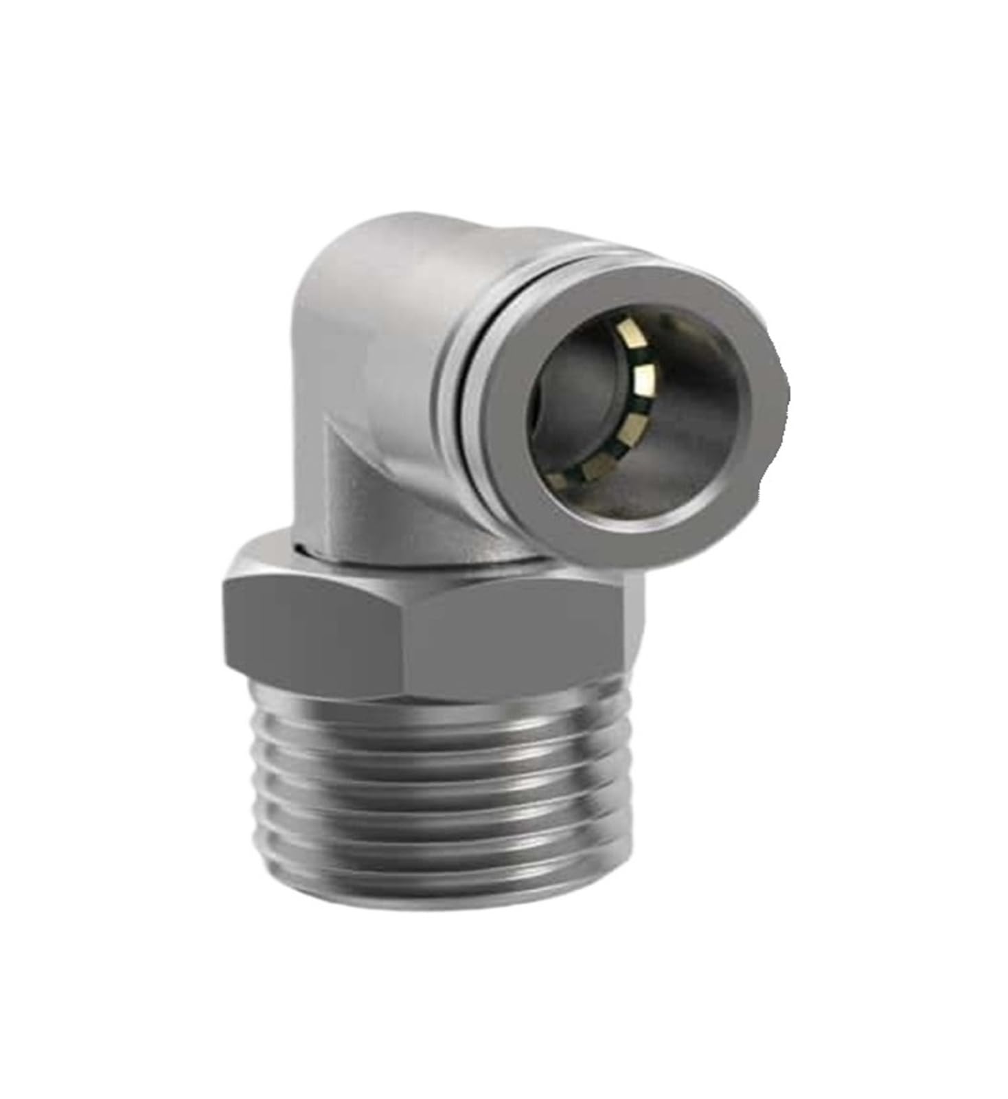 Conector macho de acero inoxidable 304 adaptador industrial para mangueras de agua y gas