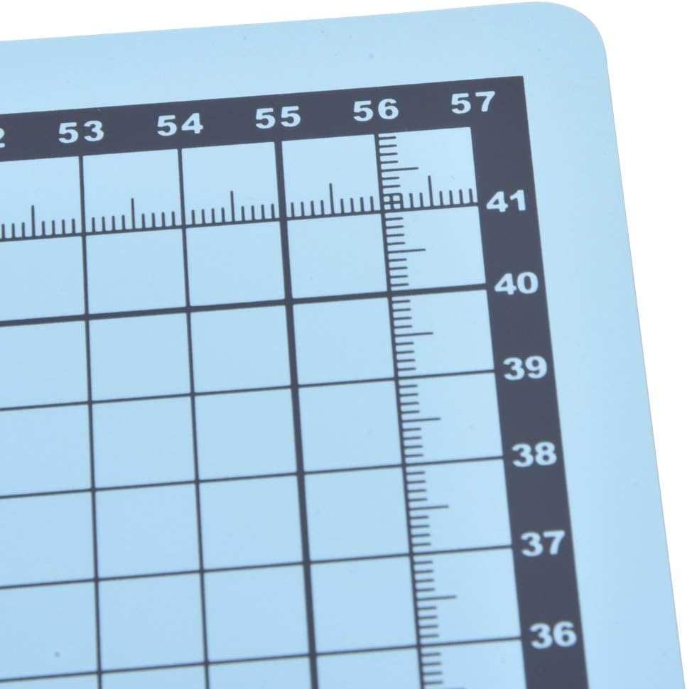 Portable Folding A2 Self Healing Cutting Mat, Foldable Cutting Board with Grid Lines for Paper Leather Fabric Crafts, Non Slip Carving Pad for Drawing Writing Engraving (Blue)