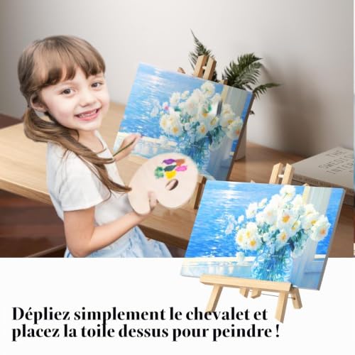 BREANIFULL Lot de 2 chevalets de table 30 x 19 cm - Photos, art et artisanat – vue 2