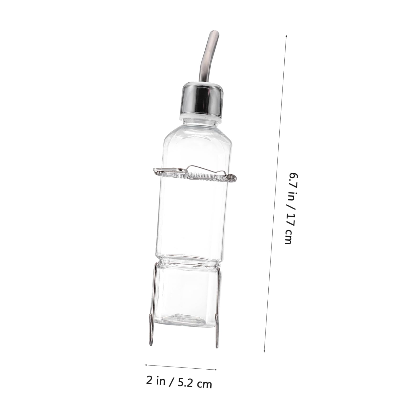 DOITOOL 3er-Sets Wasserflasche 180 Ml Wasserspender Für Haustiere Robuster Kunststoff Leicht Zu Reinigen Für Das Trinken Von Haustieren 2 Stück X 3