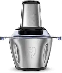 Moedor de Carne Elétrico Inox 3L 110V – Alta Potência, Lâminas Duplas e Fácil Limpeza