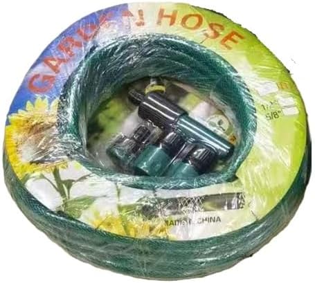 ExcelP Garden Hose, Heavy Duty PVC, Green, with Connectors, for Lawn and Garden Watering (20.0, Meters)