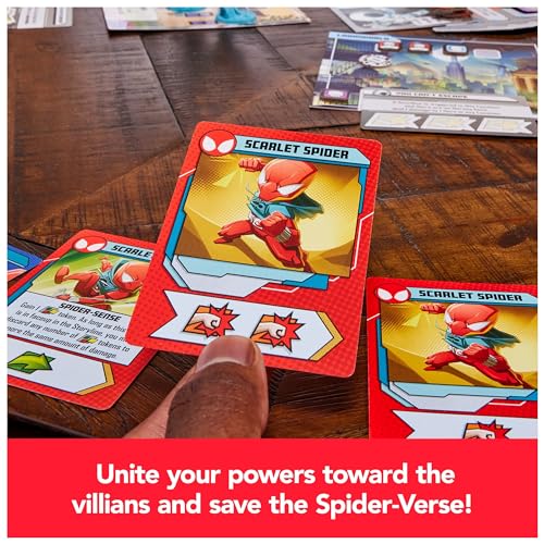 Image of Spin Master Games, Marvel United: Spider-Geddon, Strategy Board Game, Collectible Spider Man Figurines, for Fans of Marvel Rivals & Action Movie Toys, 1-4 Players, for Ages 14 & Up (Pack of 4)