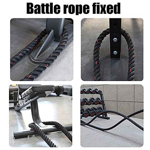 WXYZ Battle rope Diâmetro da corda de batalha 38mm / 1.5in, comprimento 10m, corda de batalha do tre