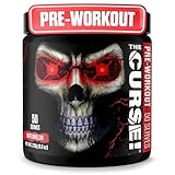 JNX SPORTS The Curse! Pre Workout Powder for Men & Women, Caffeine, Beta-Alanine, Creatine, L-Citrulline, 50 Servings, Watermelon Flavor – Boost Energy, Strength & Focus