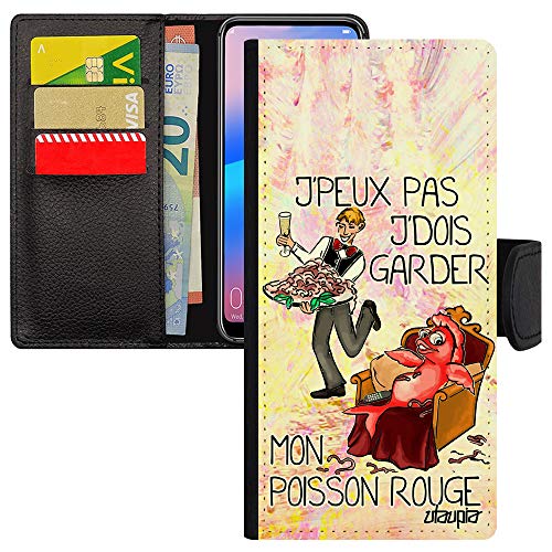 Coque Redmi Note 9s eviter les rayures d'ecran avec rabat humour