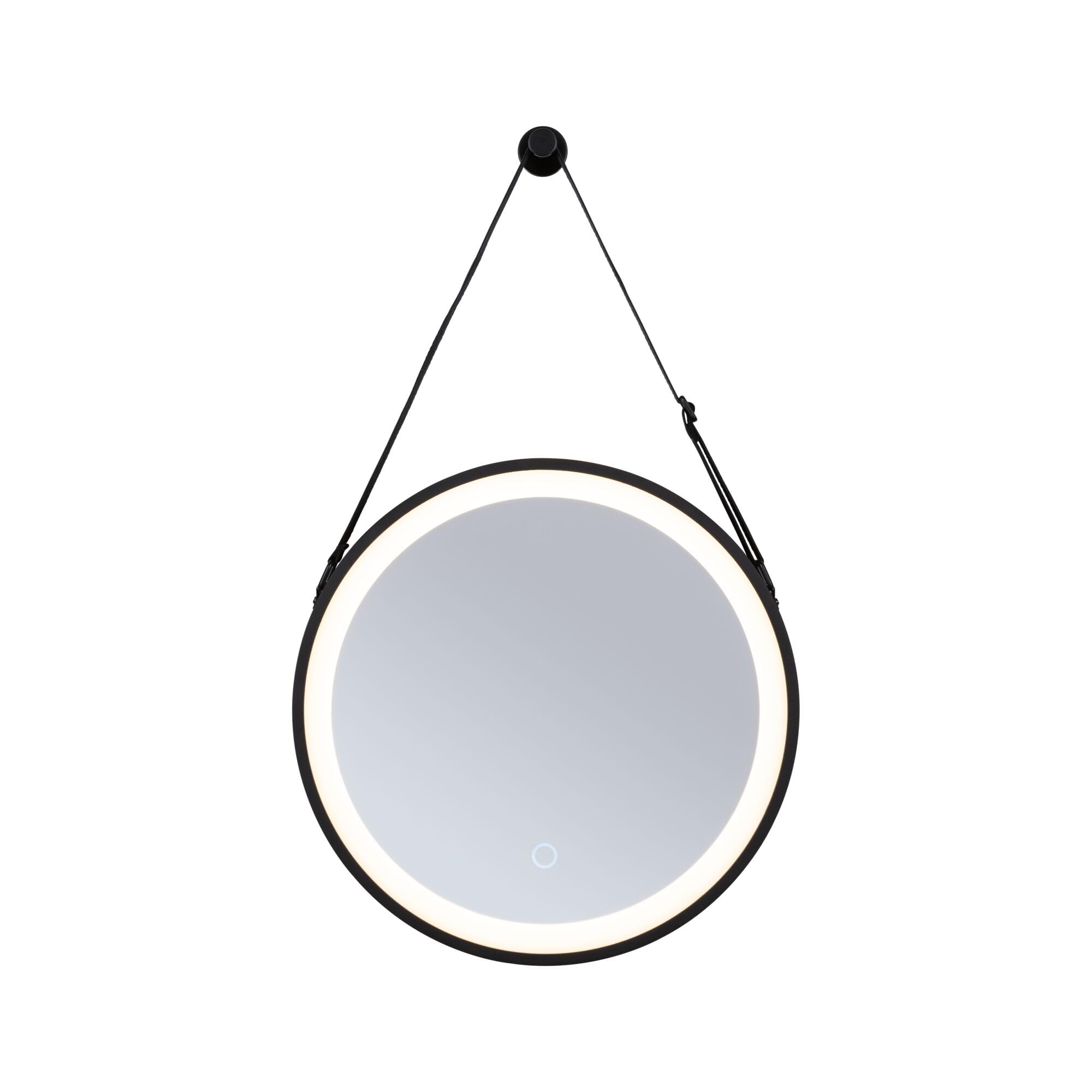 Paulmann 71092 LED Illuminated Mirror Miro IP44 Tunable White 200lm 230V 7.5W LED Mirror, Black matt Bathroom luminaire