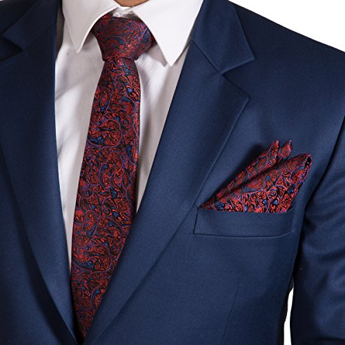 Image of VIBHAVARI Men's Tie and Pocket Square